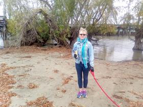 A walk by the Mississippi in December.