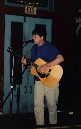 I played an open mic at Checkpoint Charlie.