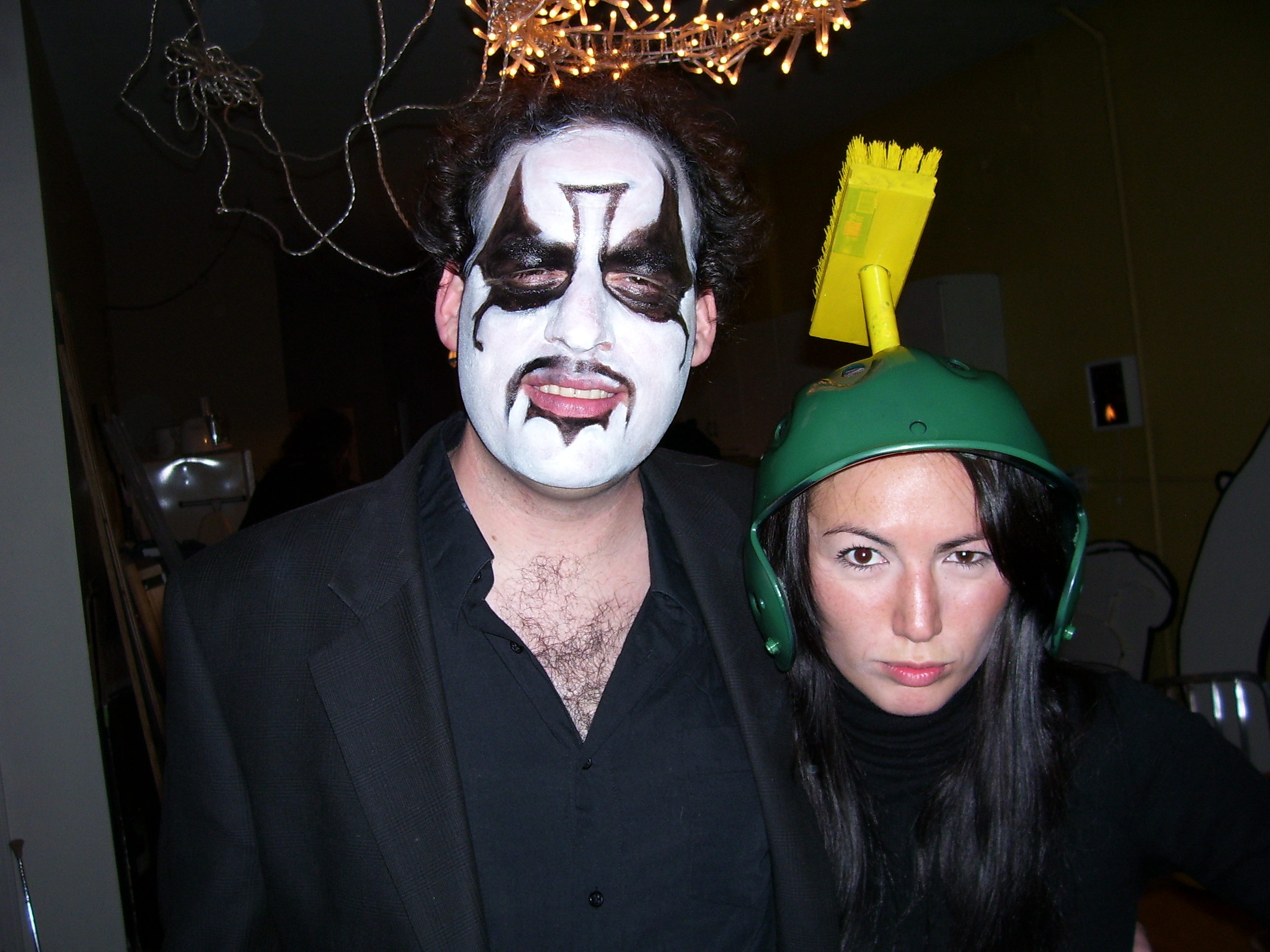 Hallowe'en on Grand Street, Matt and Jessica