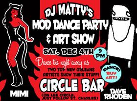 I had an art show with Mimi at Circle Bar.