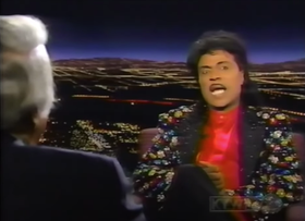 I saw Little Richard on Tom Snyder's show.