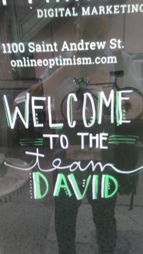 I started working at Online Optimism.